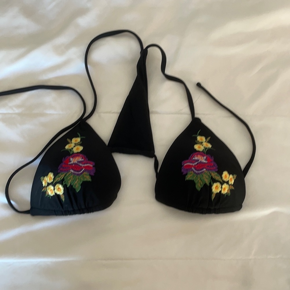 Push-up Floral Bikini Top